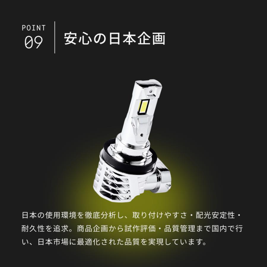 HID屋 H8 H16 H11 HB4 2色切り替え LED フォグランプ イエロー バルブ