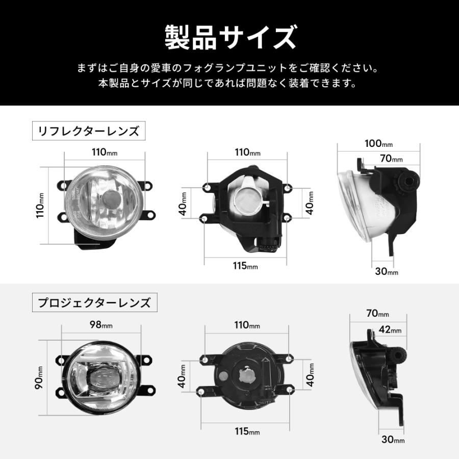 HID屋 TOYOTA車用 フォグランプユニット プロジェクター HID屋 トヨタ車用 フォグランプユニット LED H8 H11 H16 L1B 対応 交換