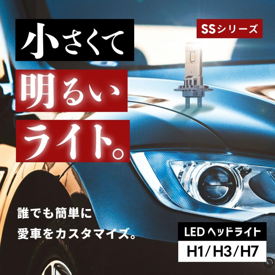 HID屋 H1 H3 H7 LED バルブ ヘッドライト 配線レス SSシリーズ HID屋 H1 H3 H7 LED バルブ ヘッドライト 配線レス SSシリーズ