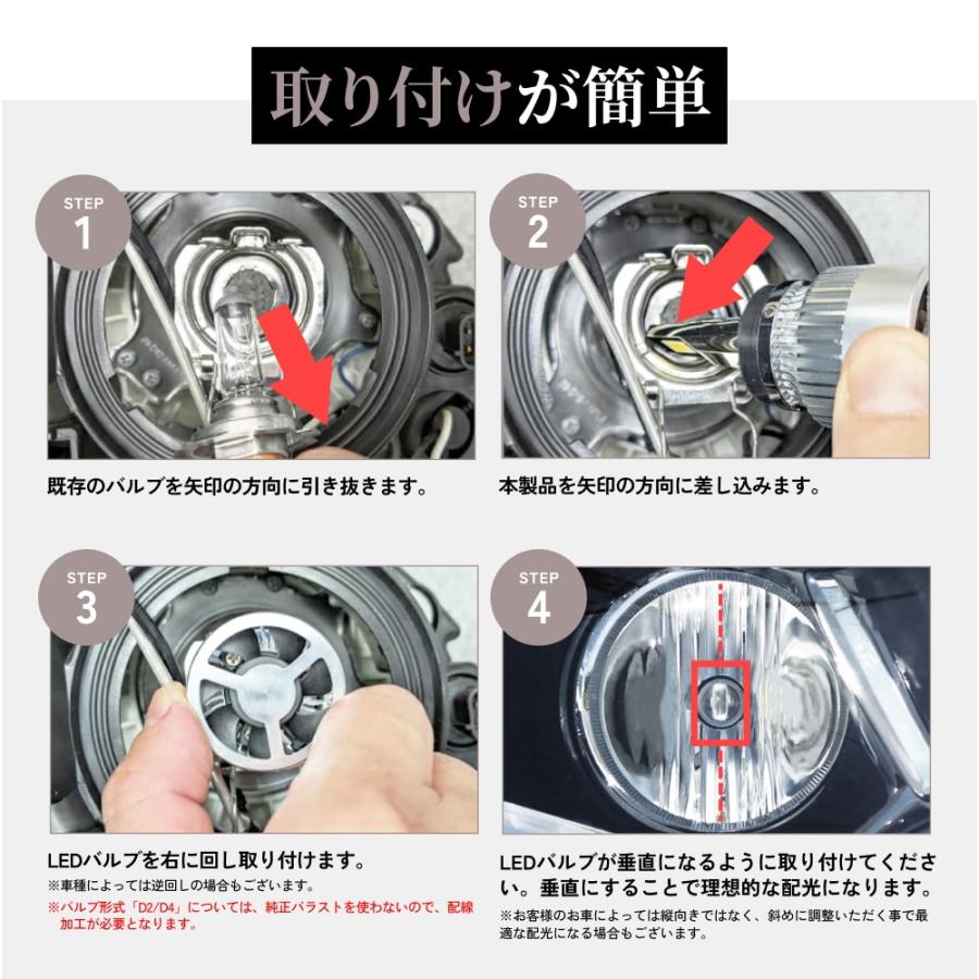 HID屋 H4 LED バルブ D4S H11 ヘッドライト 68400cd (カンデラ HID屋 H4 LED バルブ D4S H11 ヘッドライト 68400cd (カンデラ