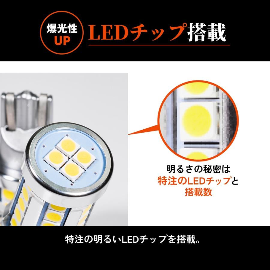HID屋 T16 T20 S25 LED バックランプ 9760lx 爆光 特注の明るいLED
