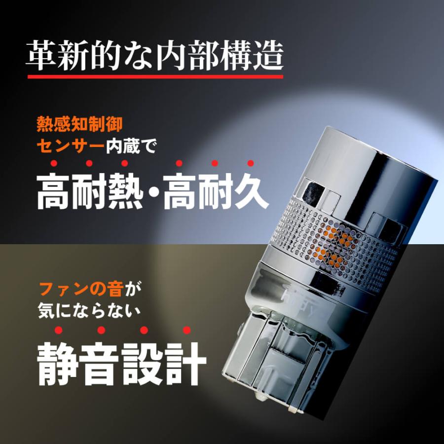 HID屋 T20 LED ウインカー 1000lm T20ピンチ部違い S25 150° 180