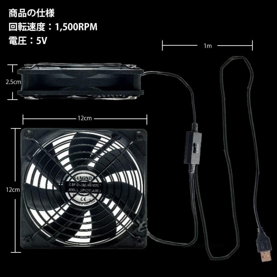 冷却ファン 小型 静音 Pcファン ノートパソコン スマホ Usb 扇風機 3段階風量調節 ボールベアリング ダブル 冷却 ファン 薄型 Hid屋 Sr01 Hid屋 通販 Yahoo ショッピング