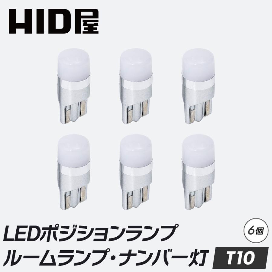 HID屋 T10 バルブ LED ライト ポジション 150lm ホワイト 純正同等