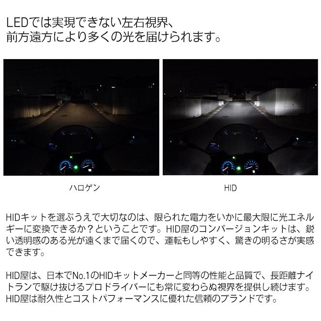 バイク1灯専用HIDコンバージョンキット 55W H7/H8/H11/H4HiLo(リレーレス/リレー付) | HID屋 | 18