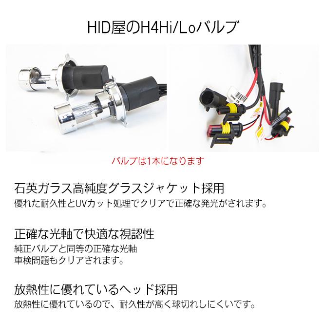 バイク1灯専用 35W HIDキット ショートタイプ H4HiLo(リレー付) | HID屋 | 04