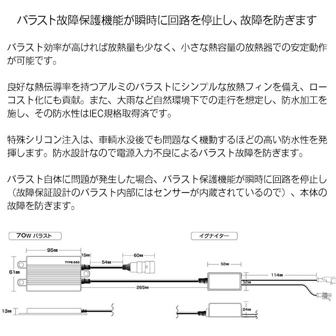 HID屋 70W HIDコンバージョンキット ショートタイプ H4Hi Lo リレー付 HIDバルブ 4300k 6000k 8000k ヘッドライト | HID屋 | 06