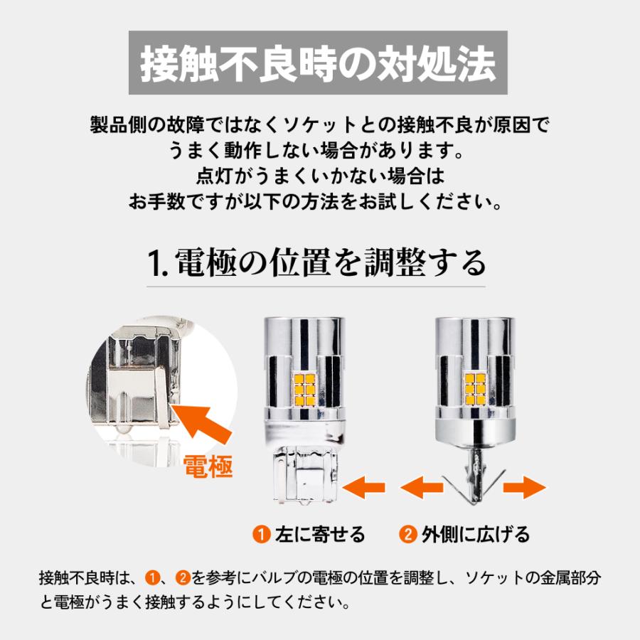 HID屋 T20 LED ウインカー アンバー 3000lm ハイフラ防止抵抗内蔵 車検