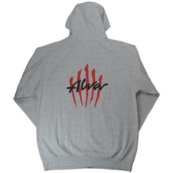 ALVA Scratch Logo ZIP フード パーカー GREY : GEEKHEAD - 通販