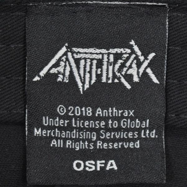 ANTHRAX アンスラックス Sonic Silver Logo スナップバックキャップ