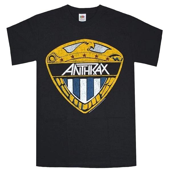 T-shirt Metal Uomo Donna Unisex Anthrax - Eagle Shield - ROCK OFF - Foto 7