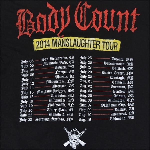 BODY COUNT ボディーカウント Manslaughter Tシャツ |  | 06