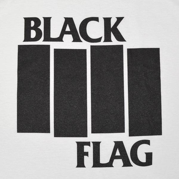 BLACK FLAG ブラックフラッグ Bars & Logo Tシャツ WHITE |  | 01