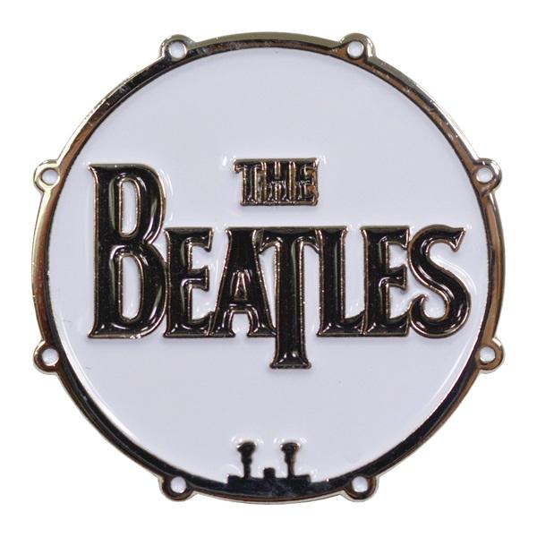THE BEATLES ビートルズ Drum Drop T Logo ピンバッジ : GEEKHEAD