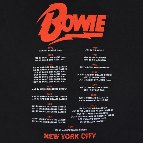 DAVID BOWIE デヴィッドボウイ New York City Tシャツ |  | 04
