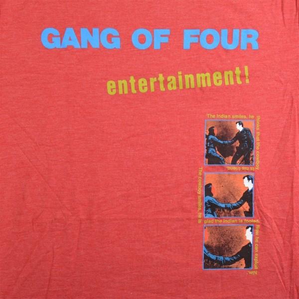 当日発送　Gang of Four music Tシャツ　1点物　XLサイズ GANG OF FOUR Tシャツ Entertainment! オフィシャル | 45REVOLUTION