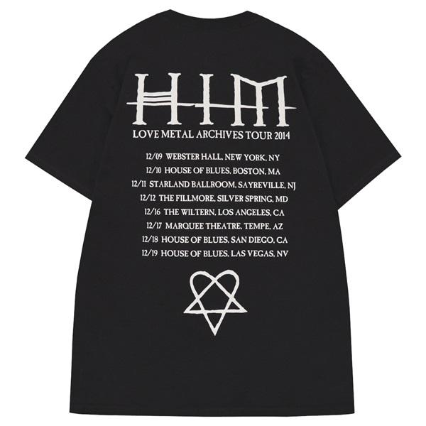HIM ヒム Love Metal Archives Tour Tシャツ |  | 01