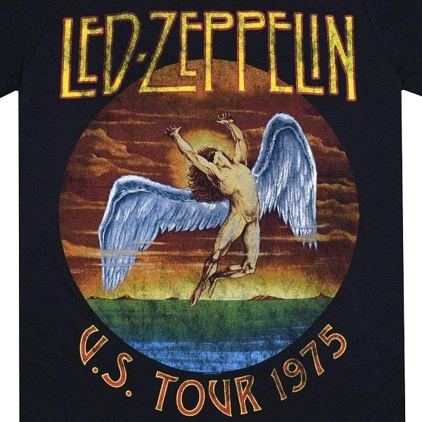 LED ZEPPELIN レッドツェッペリン USA Tour '75 Tシャツ｜tradmode｜02