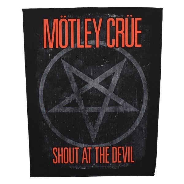 MOTLEY CRUE モトリークルー Shout At The Devil Pentagram バックパッチ | 