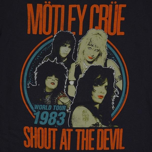 MOTLEY CRUE モトリークルー Vintage World Tour Devil Tシャツ MOTLEY CRUE モトリークルー Vintage World Tour Devil Tシャツ