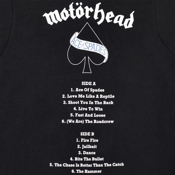 MOTORHEAD モーターヘッド Ace Of Spades Track List Tシャツ｜tradmode｜07