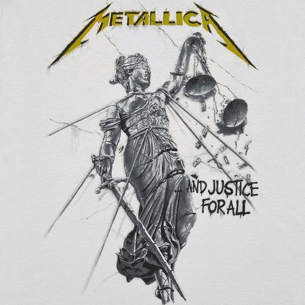 METALLICA And Justice For All Tシャツ WHITE : GEEKHEAD - 通販