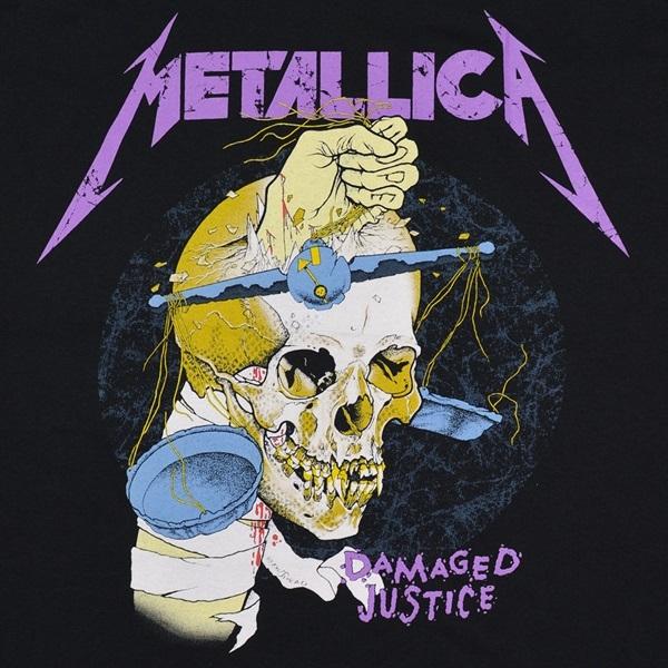 METALLICA メタリカ Harvester Damaged Justice Tシャツ : GEEKHEAD