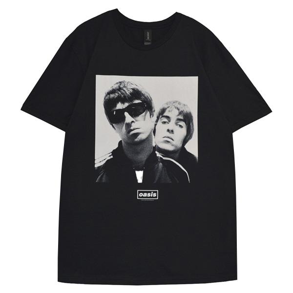 Oasis フォトTシャツ ブラック XL 新品 未開封 OASIS オアシス Noel & Liam Square Photo Tシャツ BLACK : GEEKHEAD