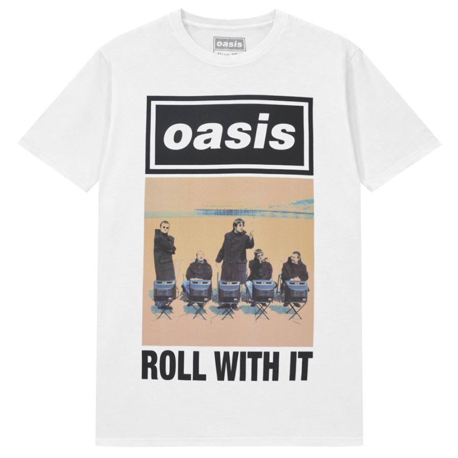 OASIS オアシス Roll With It Single Cover Tシャツ | ROCK OFF