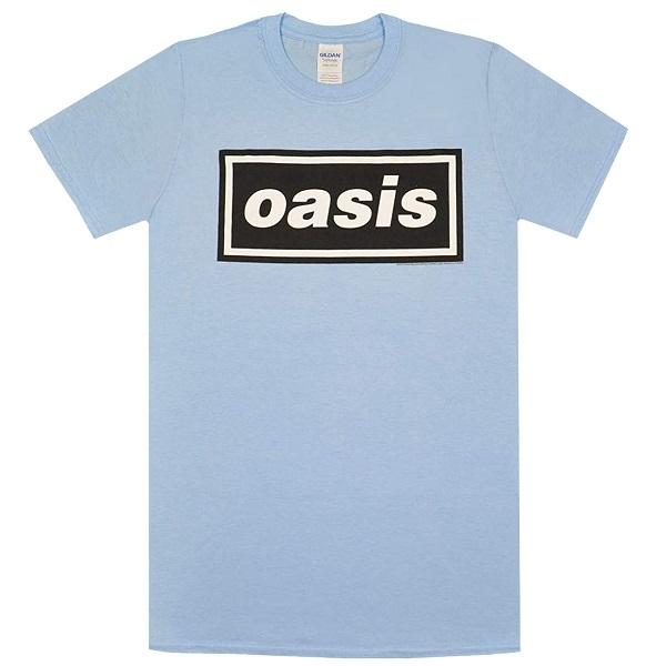 OASIS オアシス Decca Logo Tシャツ SKY BLUE｜tradmode