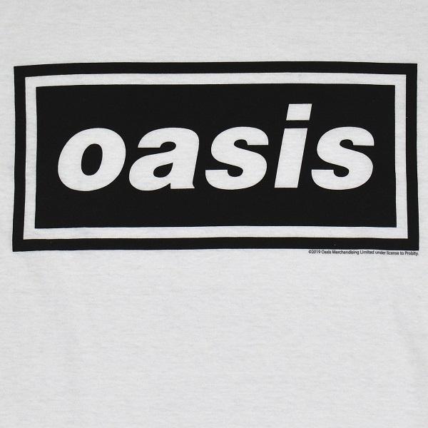 OASIS オアシス Decca Logo Tシャツ WHITE｜tradmode｜02