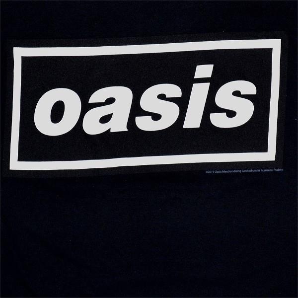 OASIS オアシス Decca Logo Tシャツ BLACK｜tradmode｜02
