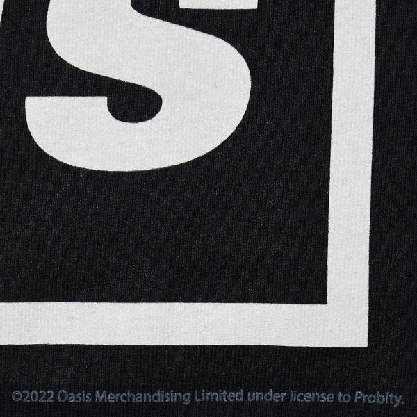 OASIS オアシス Decca Logo Tシャツ BLACK｜tradmode｜06