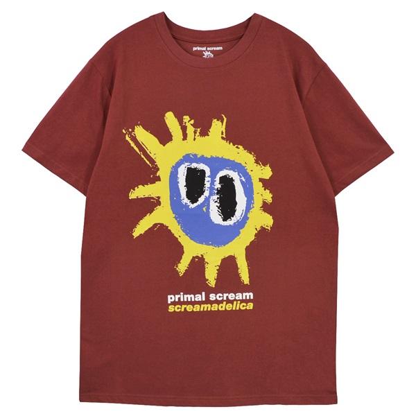 PRIMAL SCREAM プライマルスクリーム Screamadelica Tシャツ BURGUNDY