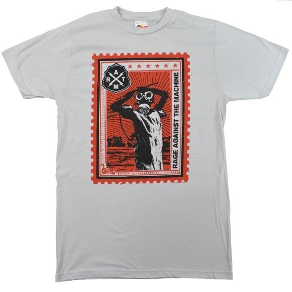 RAGE AGAINST THE MACHINE Postage Stamp Tシャツ｜tradmode