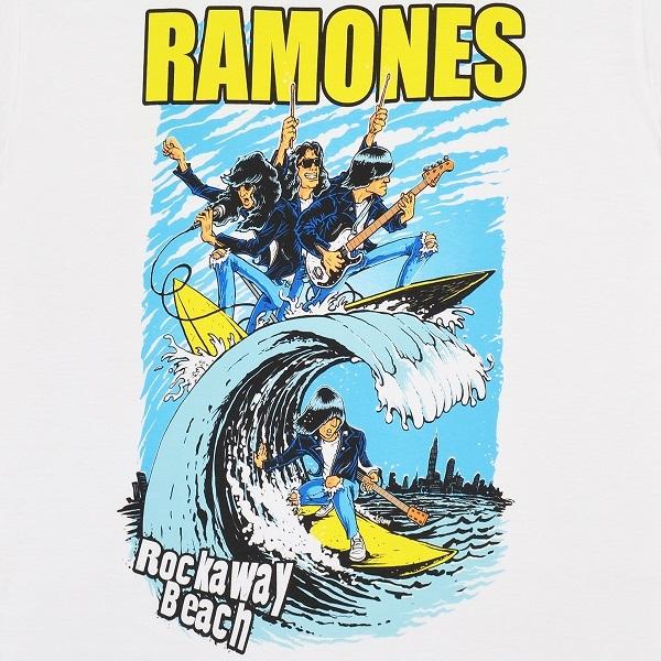 RAMONES ラモーンズ Rockaway Beach Tシャツ｜tradmode｜02