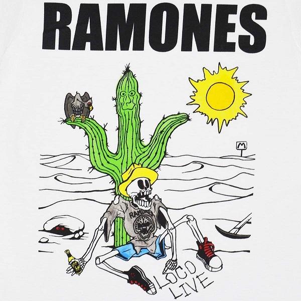 RAMONES ラモーンズ Loco Live Tシャツ｜tradmode｜02