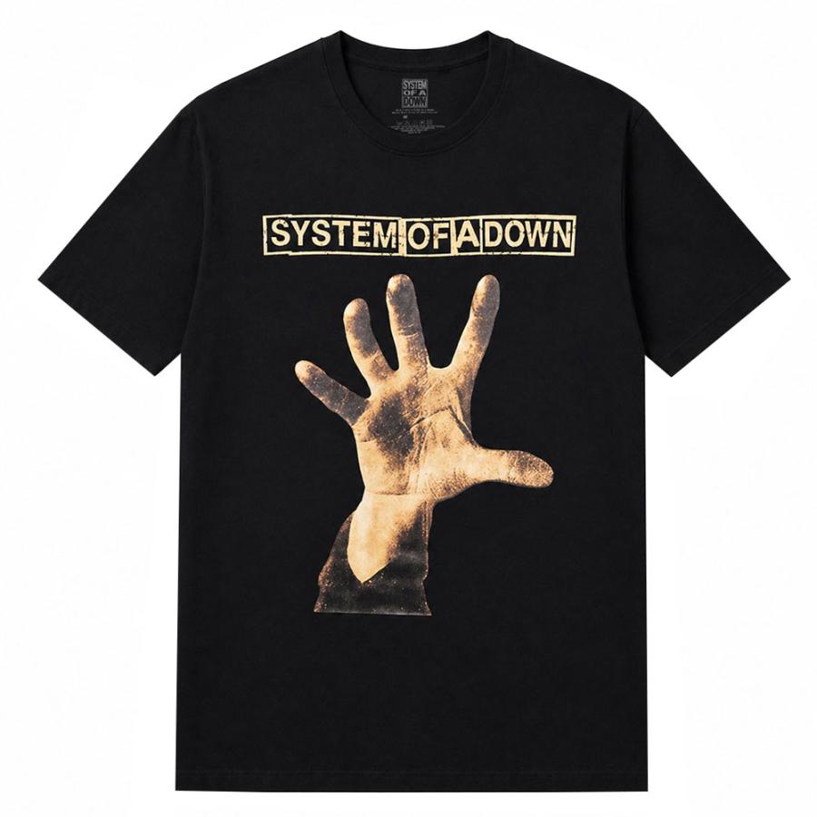 システムオブアダウン オフィシャル フラッグ 2002 SYSTEM OF A DOWN システムオブアダウン Hand Tシャツ : GEEKHEAD