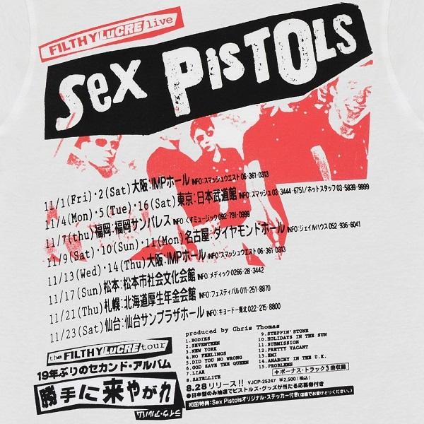 SEX PISTOLS セックスピストルズ Filthy Lucre Japan Tシャツ｜tradmode｜05