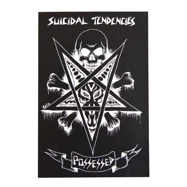 SUICIDAL TENDENCIES スイサイダルテンデンシーズ Possessed ステッカー BLACK | 