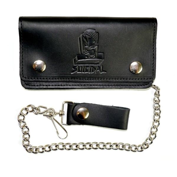 SUICIDAL TENDENCIES Leather Chain Wallet 財布 | 