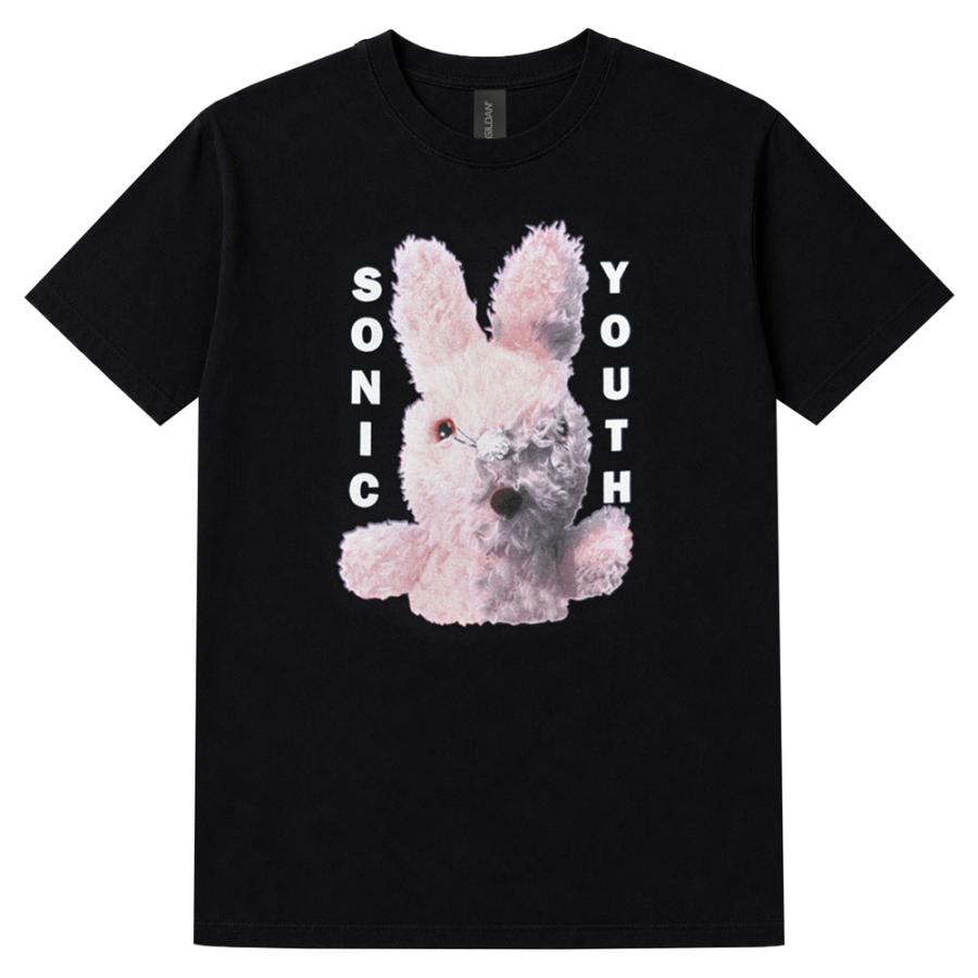 C*n様 Sonic Youth ソニックユース Tシャツ SONIC YOUTH ソニックユース Dirty Bunny Tシャツ BLACK : GEEKHEAD