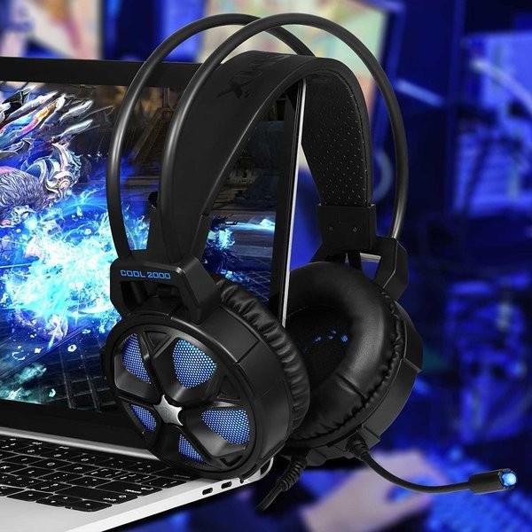 ゲーミングヘッドセット Easysmx Cool 00 Ps4 Ledステレオゲーミングヘッドホン 高集音性 マイク付き 3 5mm Ledライトモード切り替え ボリューム調節可能 Tesm0002 express 通販 Yahoo ショッピング