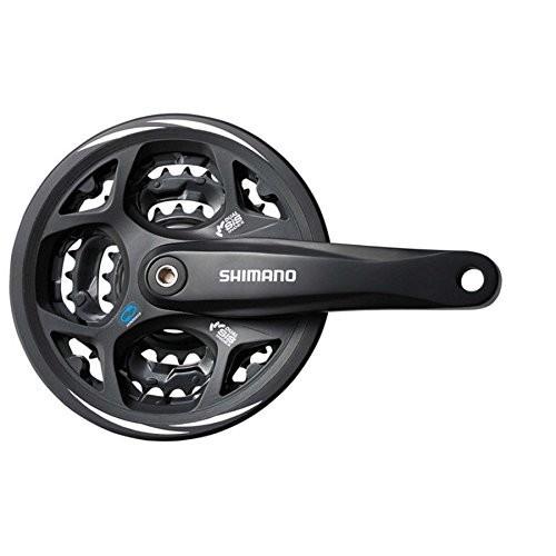 シマノ(SHIMANO) フロントチェーンホイール(MTB) FC-M311 ブラック 48-38-28T 170mm ガード付き・対応BB 四｜trafstore｜03