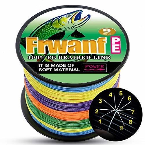 人気ブランドを Frwanf Peライン 釣り糸 9編 マルチカラー 1000m高強度 高感度 低伸度 高飛距離 全日本送料無料 Cepici Gouv Ci