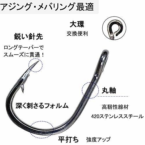 釣り針 管付き針 ステンレス 釣りフック 管付伊勢尼 大環 太軸 釣針 高強度 海釣り お徳用30本 4 0 クロスタウンストア 通販 Yahoo ショッピング