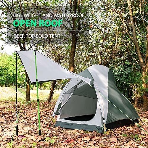 Geertop 1人用テント ソロテント テンマクデザイン キャンプテント 前室 超軽量 冬テント 二重 防水 Pu5000mm コン クロスタウンストア 通販 Yahoo ショッピング