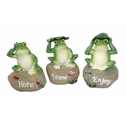 Good Town かわいい カエル 三兄弟 蛙 石の上 にも かえる ガーデニング 池 置物 飾り オブジェ クロスタウンストア 通販 Yahoo ショッピング