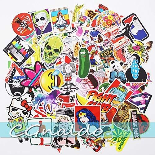 Cgnaldo 100枚 ステッカー デカール Pvc 防水と日焼け止め Diy スケートボード 車 オートバイ ポータブル荷物 ノー クロスタウンストア 通販 Yahoo ショッピング
