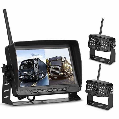 メーカー包装済 バックカメラモニターセット７インチledモニター ワイヤレス バックカメラ 2台カメラー搭載 録画機能付き 大 新版 Cepici Gouv Ci